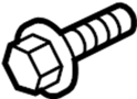 View Bolt. CRANKSHAFT. Engine. Pulley. damper. Harmonic Balancer. Outer hexagon round.  Full-Sized Product Image