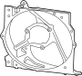 Image of Engine Cooling Fan Shroud Bracket image for your Porsche