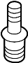 View Bolt. Exhaust. Screw. Manifold. Catalytic Converter. Mnfd w/converter. TORX 8x21.  Full-Sized Product Image