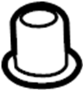 View Windshield Post Trim Grommet Full-Sized Product Image
