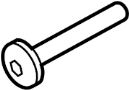 View Bolt. Pulley. Belt. Tensioner.  Full-Sized Product Image