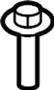 View Screw. Support. Bolt. (Upper, Lower) Full-Sized Product Image