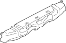 Image of Bumper Impact Absorber (Lower). Bumper impact absorber. image for your 2019 Porsche 718 Boxster 2.5L M/T GTS Convertible 