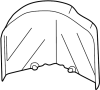 Image of Radiator Support Air Duct image for your Porsche