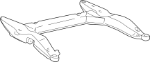 View Suspension Subframe Crossmember Full-Sized Product Image 1 of 3