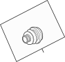 View CV Joint Boot Kit. Inner boot.  Full-Sized Product Image
