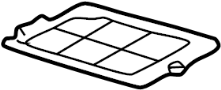 View Console Mat. Console Trim Panel. Floor Shelf.  Full-Sized Product Image 1 of 3