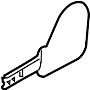 View Seat Back Recliner Adjustment Mechanism Cover (Lower) Full-Sized Product Image