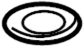 View Automatic Transmission Drain Plug Gasket. Sealing Ring.  Full-Sized Product Image