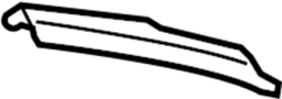 View Convertible Top Seal Bracket (Front, Upper) Full-Sized Product Image