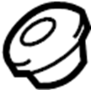 View Hood Emblem Nut Full-Sized Product Image