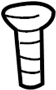 View Fender. Bolt. Support. Tapping Screw 6.3x14. (Upper, Lower) Full-Sized Product Image
