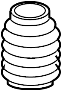 View Suspension Strut Bellows Full-Sized Product Image 1 of 4