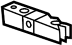 View Steering. Power. Bracket. Hose. Holder. (Upper, Lower) Full-Sized Product Image