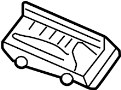 View Windshield. Support. Spacer. (Lower) Full-Sized Product Image