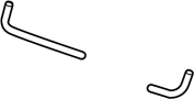 View Windshield Washer Hose (Front) Full-Sized Product Image