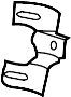 View Radio Speaker Bracket (Rear) Full-Sized Product Image