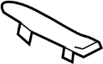View Parking Brake Lever Cover Full-Sized Product Image