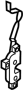 View Folding Seat Latch Full-Sized Product Image 1 of 7