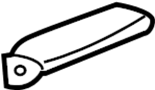 Image of Roof Molding Cap (Front, Rear) image for your 2012 Porsche 911 Carrera GTS Convertible