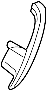 View Interior Door Pull Handle (Lower) Full-Sized Product Image 1 of 5