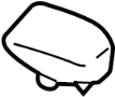 View Back Glass Wiper Arm Cap Full-Sized Product Image