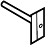 View Floor Pan Crossmember Bracket Full-Sized Product Image