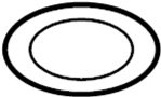 View Automatic Transmission Drain Plug Gasket. Sealing Ring.  Full-Sized Product Image 1 of 3