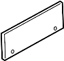 Image of License Plate Bracket image for your 1999 Porsche