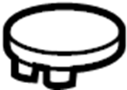 View Center cover cap. CLOSURE CAP. Lid plug. Top cover plug.  Full-Sized Product Image