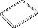 View Back Glass Seal. Window Gasket. (Rear) Full-Sized Product Image 1 of 4