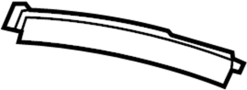 View Convertible Top Seal Bracket (Front, Upper) Full-Sized Product Image 1 of 9