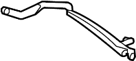 View Convertible Top Seal Bracket (Rear) Full-Sized Product Image 1 of 4