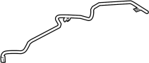 9A110607573 Turbocharger Coolant Line