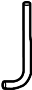 View Engine Coolant Overflow Hose Full-Sized Product Image 1 of 3