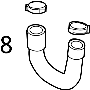 Image of Clamp. Hose. Pipe. A clamp which attaches. image for your 2009 Porsche Boxster  S Porsche Design 2 Convertible 