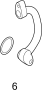 View Ring. Tube. Line. Pressure. (Rear, Upper) Full-Sized Product Image