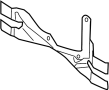 Image of Exhaust Muffler Bracket. Exhaust System Hanger Bracket. Holder. Support. Exhaust Muffler Bracket. image for your 2014 Porsche 911   