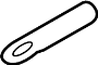 Image of Headlight. (Front, Rear). A component that. image for your 1958 Porsche