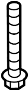 View Bolt. Mount. Suspension. Crossmember. Support. (Front, Rear, Lower) Full-Sized Product Image