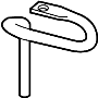 View Seat Belt Guide (Upper, Lower) Full-Sized Product Image 1 of 2