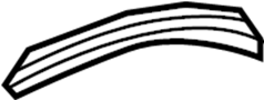 View Convertible Top Seal (Upper) Full-Sized Product Image