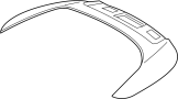 Image of Convertible Top Stowage Compartment Lid image for your Porsche