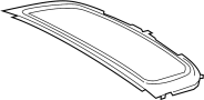 View Convertible Top Latch Mount Base (Rear) Full-Sized Product Image