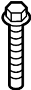 View Convertible Top Screw Full-Sized Product Image