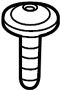 View Convertible Top Stowage Compartment Water Deflector Screw. Cover Screw. Package Tray Screw. Screw 4.8 X 19. (Upper) Full-Sized Product Image 1 of 3