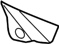 View Door Interior Trim Panel Bracket Full-Sized Product Image 1 of 5