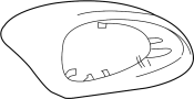 View Door Mirror Housing Full-Sized Product Image