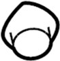 View Mirror. Cap. Housing. (Lower) Full-Sized Product Image 1 of 3