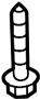 View Bolt. Mount. Suspension. Crossmember. (Front, Rear, Upper) Full-Sized Product Image